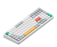 NuPhy Halo IO 96 / Ionic White / Red Max - 1486658 - zdjęcie 1